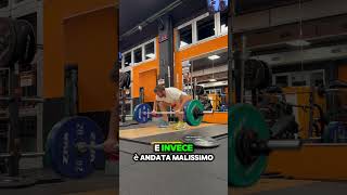 Riprovato il massimale e la schiena migliora  Gym Session [upl. by Evars170]