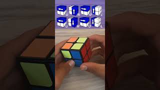 🔴Cubo Rubik 2x2 tutorial Armar fácil y rápido Shorts [upl. by Fayola356]