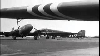 C47s from IX Troop Carrier Command tow Horsas and CG4A Waco gliders [upl. by Bose]