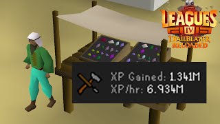 OSRS LEAGUES 4 6M XPH CRAFTINGMONEY MAKING Desert [upl. by Adnir752]