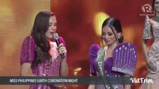 Miss Zamboangas Q amp A during Miss Philippines Earth 2016 Pageant Night [upl. by Leehar]