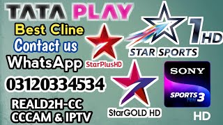 TATA PLAY CLINEANDVIDEOCON CLINE High Quality Server CCCAM IPTV All Pakistan Dish network cline [upl. by Neeoma]