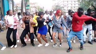 Diamond platnumz ft G nako komando Remix and Koffi olomide choreography Kizzdaniel Davido Amapiano [upl. by Akiras]