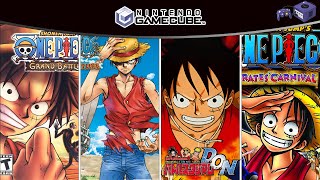 One Piece Games for Gamecube evolutionofgames onepiece [upl. by Normac624]