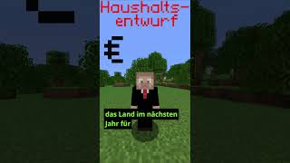 Was machen eigentlich die Bundesministerinnen und minister shorts minecraft [upl. by Margy]