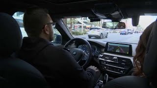 Selfdriving taxi service takes to Las Vegas streets [upl. by Arlana]