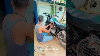 Rajdoot Decarbonised rajdoot175 rajdoot rajdootbike rd175 rajdoot head cleaning automobile [upl. by Esch]