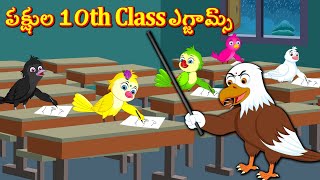 పక్షుల 10th Class ఎగ్జామ్స్ Telugu Stories  Best Birds Stories Telugu  Telugu Kathalu Fairy Tales [upl. by Hagile]