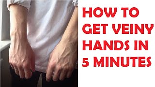 how to get veiny hands permanently in 5 minutes advanced workout [upl. by Micro]