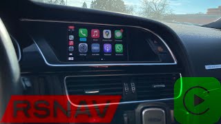 Audi Apple CarPlay Install B8B85 [upl. by Acemahs]