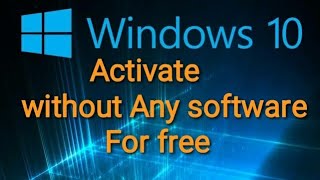 How to activate Windows 10 [upl. by Cates938]