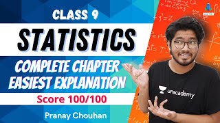 Statistics Class 9 Complete Chapter Easiest Explanation  Score 100100  CBSE  Pranay Chouhan [upl. by Beora]