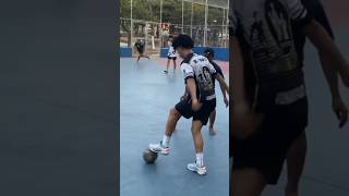 Greatest nutmeg Skill on Internet 🔥 brasil football shorts edit fyp trending soccer skills [upl. by Ailem]