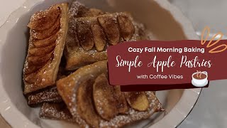 Cozy Fall Morning Apple Pastries 🍎  Easy Breakfast Treats for Fall Baking [upl. by Bria794]