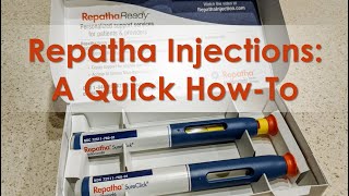 Repatha Injections A Quick HowTo [upl. by Aem669]