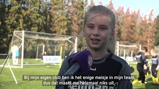 Sterre 10 wil via de keepersschool van Susebeek naar Ajax [upl. by Anahsed]