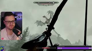 I played Skyrim with Crowd Control  Horse vs Greybeards [upl. by Oibirot]