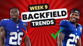 THESE Running Backs Have Been REPLACED Tracking NFL Backfield Trends in Week Nine 9 [upl. by Frodine]