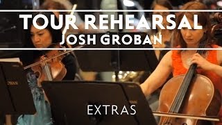 Josh Groban  First Day Of Rehearsal 1 Straight To You Tour [upl. by Grand607]