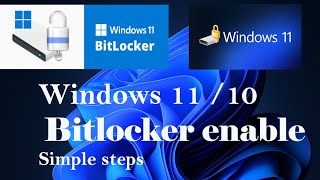 how to enable bitlocker on windows 11 step by step [upl. by Oreste]