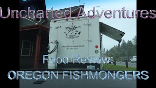 Fish amp Chips from OREGON FISHMONGERS food truck in Waldport OR Amazing [upl. by Aynnek]