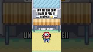 How the Bike shop made us feel in Pokemon 😂 pokemon shorts [upl. by Atla]