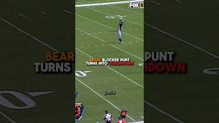 Bears Blocked Punt Turns Into A Touchdown🐻🤩shortsnflssc [upl. by Annaes]