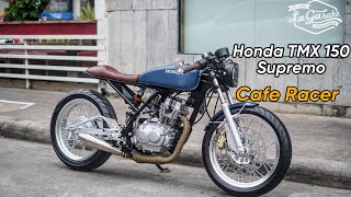 HONDA TMX 150 SUPREMO “Cafe Racer”  La Garahe Motorcycles Classic Custom MC [upl. by Paviour]