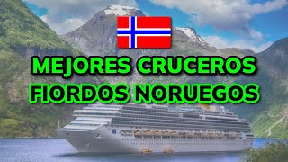 😍 LOS 3 MEJORES CRUCEROS FIORDOS NORUEGOS 2024 [upl. by Leonanie495]