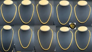 Premium quality Gold Chain Design  20 Grams amp 18 Inches Gold Chain Designs for Men [upl. by Ymer]