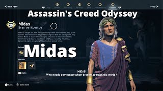 Assassins Creed Odyssey Midas Eyes of Kosmos Cultist Argolis [upl. by Loreen]