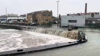 A very high high tide in Bristol [upl. by Etep976]