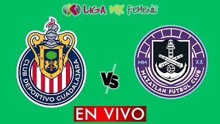 GUADALAJARA VS MAZATLAN EN VIVO  LIGA BBVA MX FEMENIL APERTURA 2024  DONDE VER EN VIVO [upl. by Leugim]