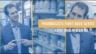 Rep Auchincloss Visits Keyes Drug in Newton [upl. by Cave]