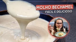 Molho branco sem erros o famoso molho bechamel fácil e rápido de fazer [upl. by Aseeram656]