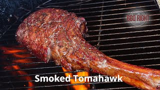 Smoked Tomahawk Ribeye [upl. by Nananne203]