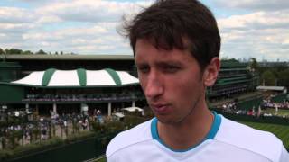 Wimbledon 2014 Wednesday Interview Stakhovsky [upl. by Notserp]