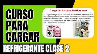 curso para hacer una carga de refrigerante correcta 2 [upl. by Grantham]