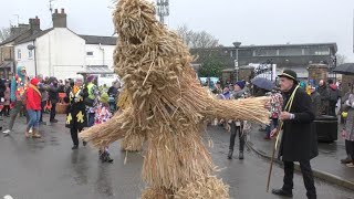 Whittlesea Straw Bear Festival 2023  Procession [upl. by Nyliuqcaj]