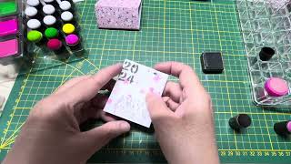 Comment faire un calendrier 📅 2024 tutoriel calendrier miniature 2024 [upl. by Libbna777]