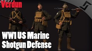 Verdun  WW1 US Marines  Shotgun Defense  Verdun PVE COOP Gameplay [upl. by Htedirem]