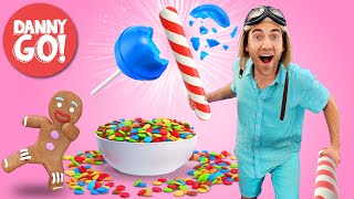 “Candy Cane Crush” 🍭💥 Christmas DrumAlong Dance  Danny Go Songs for Kids [upl. by Nate544]