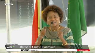 Battle of Cuito Cuanavale commemoration I Baleka Mbete on the history of the day [upl. by Mogerly]