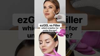 ezGEL vs Filler which is better for under the eyes ezgel ezgelprf [upl. by Aruol]