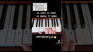 Happy Birthday To You  Easy Piano Tutorial С Днём рождения  УРОК На пианино легко [upl. by Haniraz452]