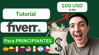 Tutorial de Fiverr  Cómo Ganar Dinero por Internet  2024 en Español [upl. by Yebloc]