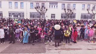 Carnaval école Jean Jaurès Décines FlashMob final 2019 [upl. by Norvun]