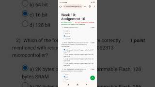 Microprocessor and Microcontrollers NPTEL Week 10 Assignment 10 [upl. by Ahsienod]