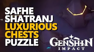 Safhe Shatranj Luxurious Chests Puzzle Genshin Impact [upl. by Lymn493]