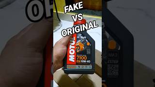 ORIGINAL or FAKE 😰⁉️ Motul Engine Oil 🤬 motul original shorts [upl. by Traci]